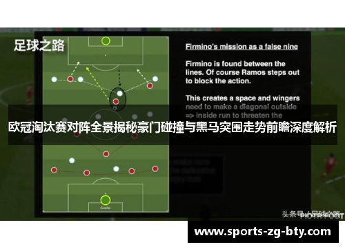 欧冠淘汰赛对阵全景揭秘豪门碰撞与黑马突围走势前瞻深度解析